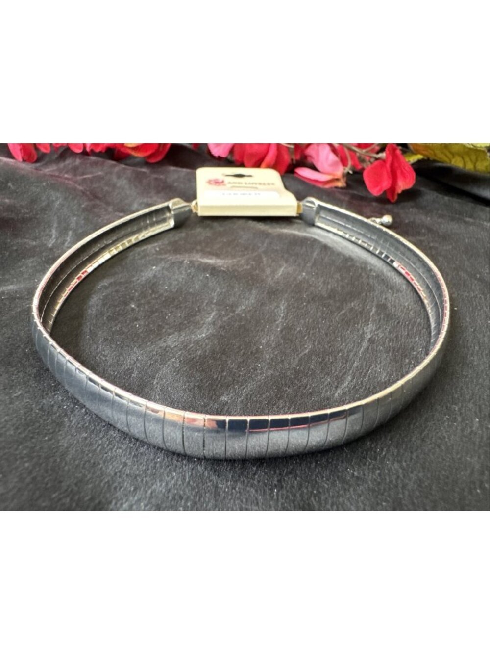 And Lovely 12-14" Choker Silvertone Brass Bib Statement Layering Necklace NEW